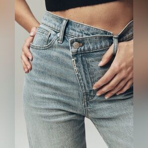 Madewell x Molly Dickson Crossover Baggy Straight Jeans